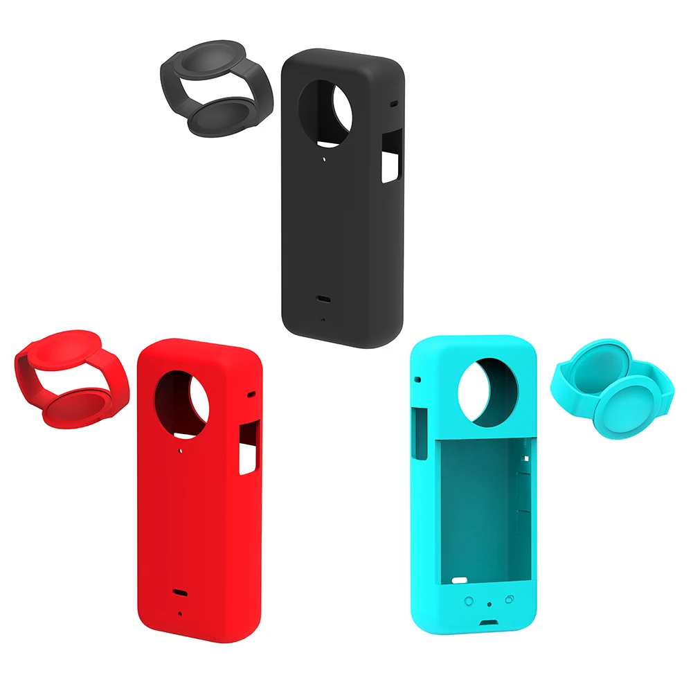 실리콘 카메라 보호 케이스, 액션 카메라 액세서리, 방수 보호 커버, Insta360 X3 용 파노라마 카메라 보호대