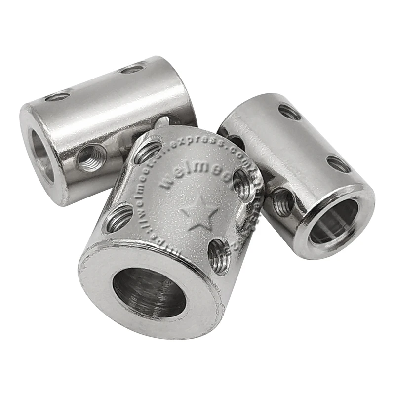 Rigid Shaft Coupler 1pcs 3.17mm-12mm Rigid Shaft Coupling Coupler Motor Connector Sleeve #45 Steel