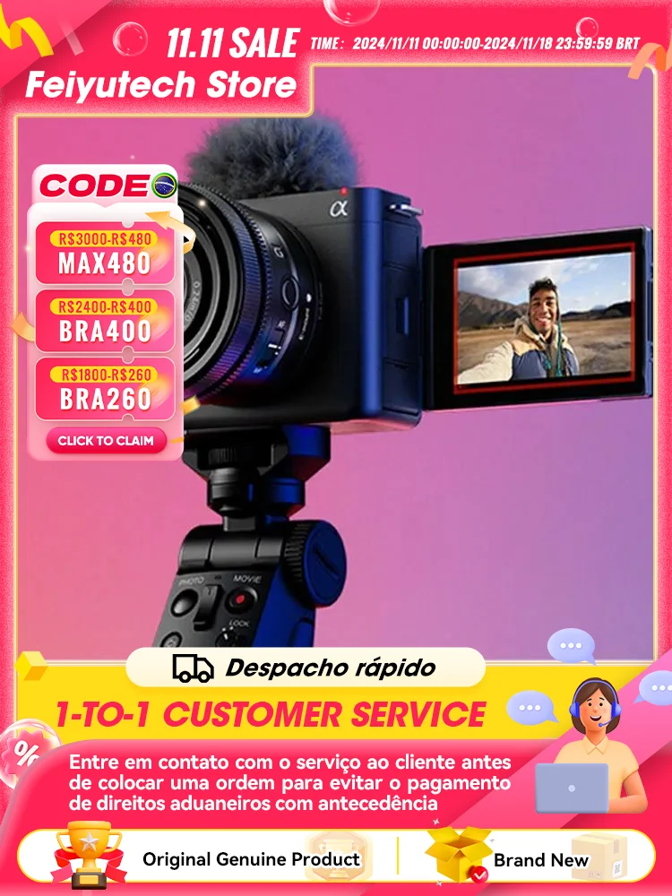 Sony ZV-E1 Full Frame Mirrorless Digital Camera Compact Professional Photographer Photography Cameras 4K Video Vlog 10FPS ZVE1