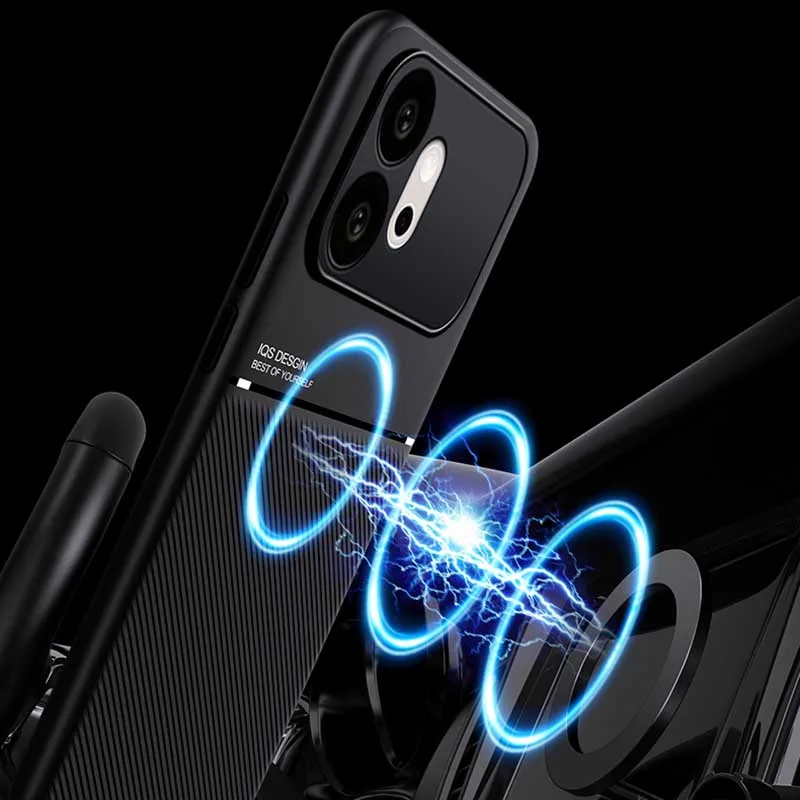 Matte Anti-Slip Magnetic Phone Case