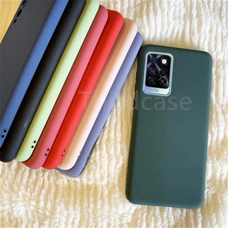 Чехол из жидкого силикона для Infinix Note 11i 10 Pro 8i 7 Zero8 Hot 11s Lite 10T 10S NFC 8 9 Play Smart 5 4C |
