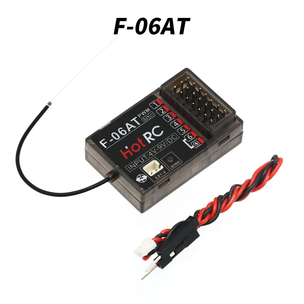 Hotrc Hot 4/5/6/8CH RC Empfänger 2.4GHz Gyro für CT-4A CT-6A CT-8A HT-6A HT-8A DS600 DS-4A RC Funksender – Detail 15