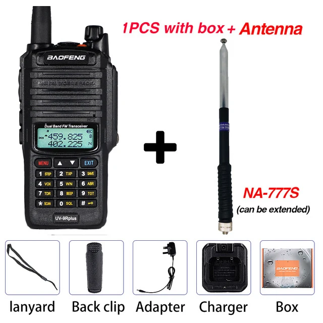 2022 Baofeng UV-9R Plus Waterproof IP68 Walkie Talkie High Power CB Ham 10 KM Long Range Upgrade of UV-9R Plus Two Way Radio walkie talkie range Walkie Talkie