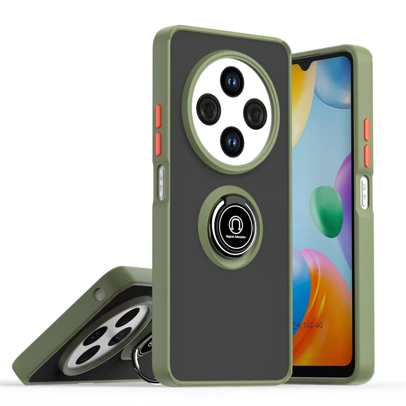 Rugged Shockproof Case with Magnetic Ring and Car Holder