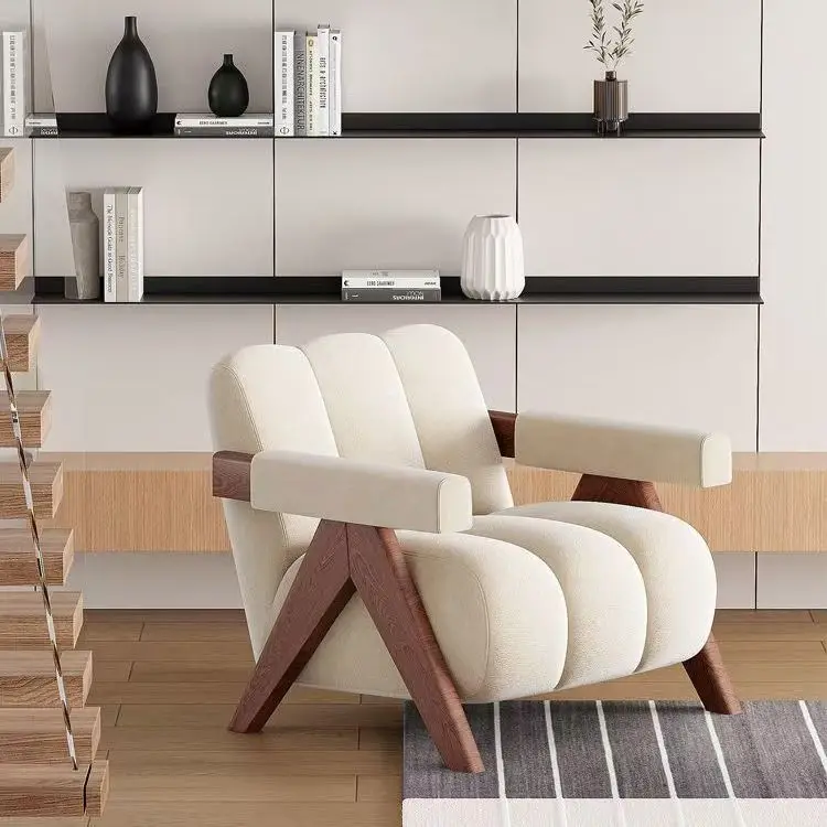 Comfortable Stylish Single Sofa Chair for Lazy Days Modern Designer Chair for Your Living Room and Balcony Lounge Chair