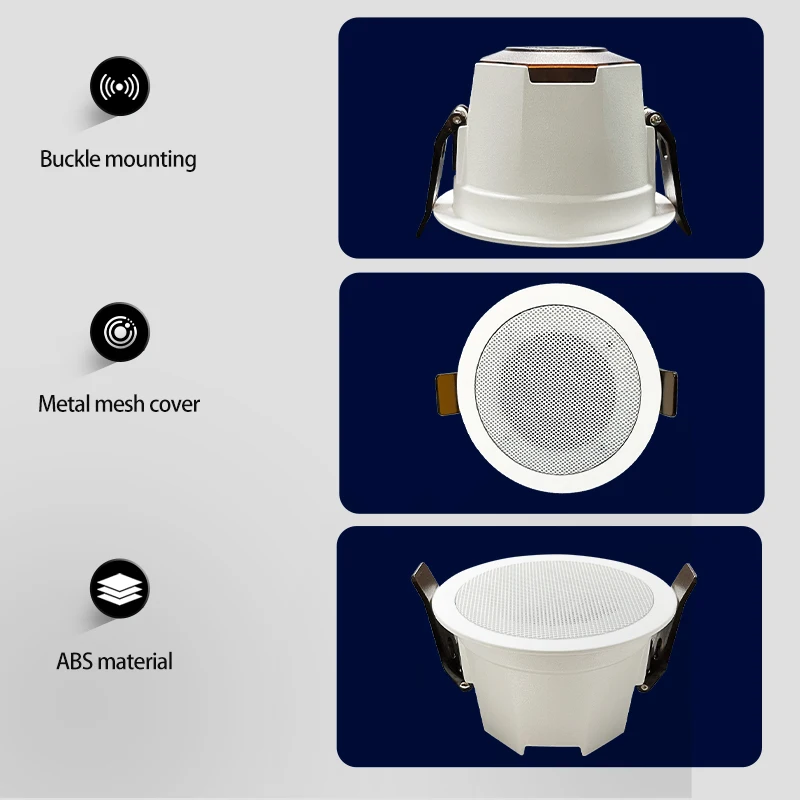 مكبر صوت منزلي صغير مقاس 2 بوصة يعمل بالبلوتوث ومك...