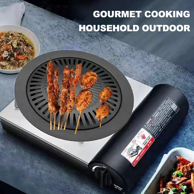 Nonstick Grill Pan Nonstick Grill Pan For Indoor Outdoor Camping Barbecues  Durable Frying Pan For BBQ Camping And Home Cooking - AliExpress