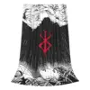 Japan Anime Berserk  Blankets Flannel Swordsman Manga Guts Super Warm Throw Blanket for Bed Bedspread 3