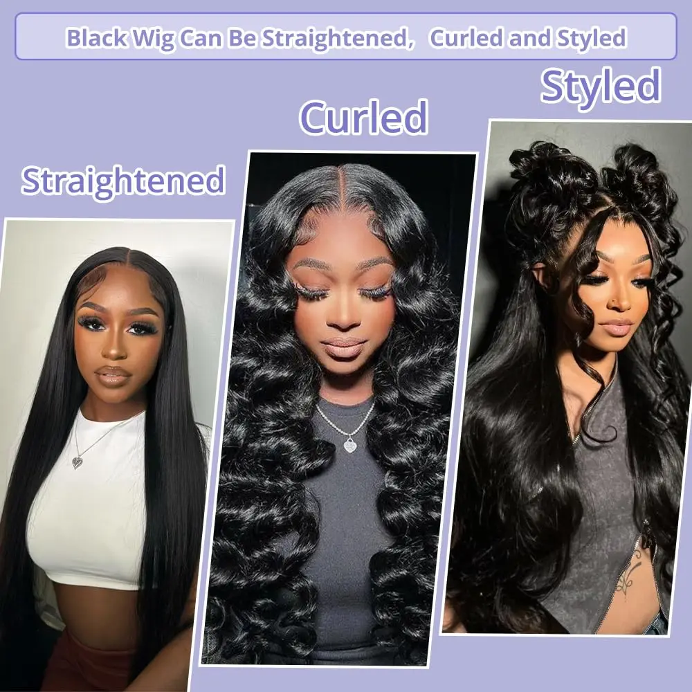 30 Inch Hedy Wear and Go Glueless Wigs Human Hair Pre Plucked Pre Cut HD Lace No Glue Body Wave Lace Front Wigs for Black Women