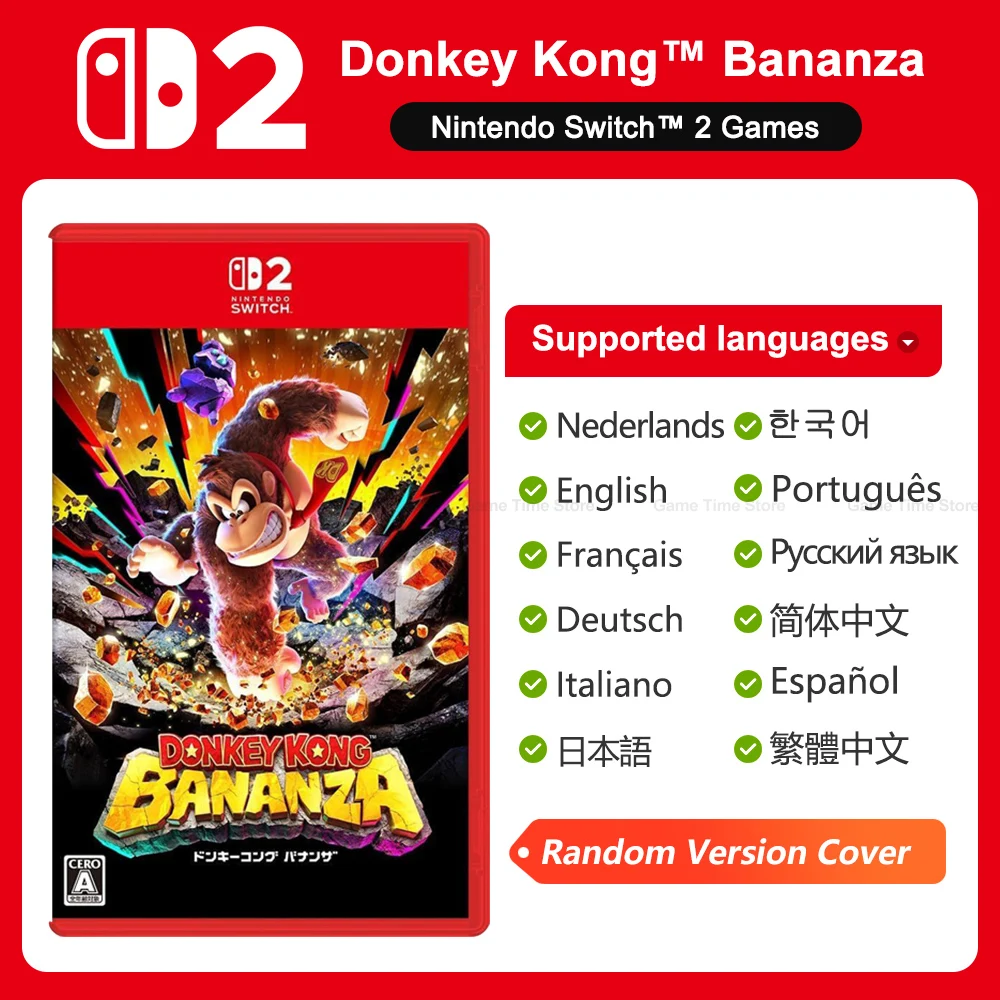 Nintendo Switch 2 Donkey Kong Bananza Juegos Games Deals 100% New