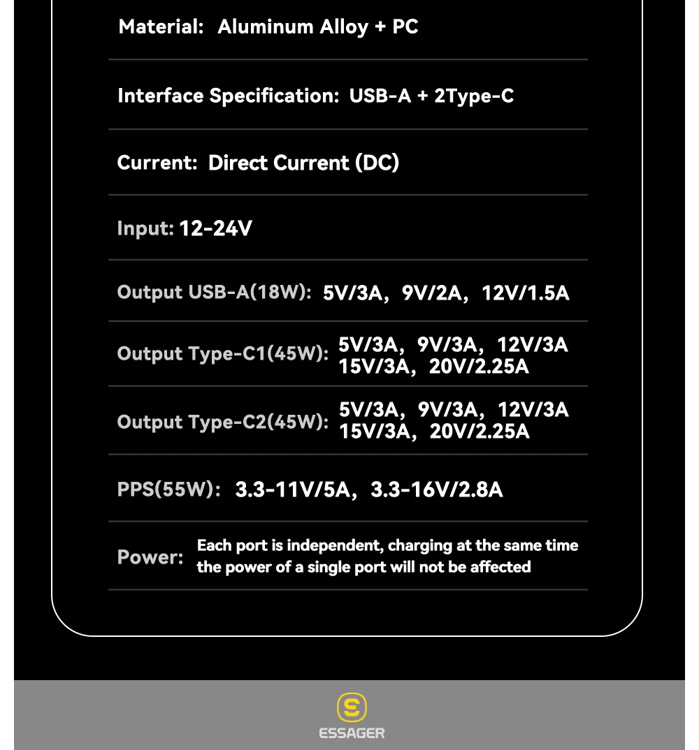 شاحن USB ، مع شحن سريع ، QC4.0 ، QC3.0 ، QC ، SCP ، PPS ، PD ، نوع C ، شحن سريع لهاتف آيفون 14 ، 15 ، هاتف شاومي