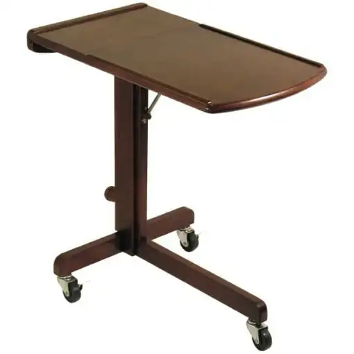 

Winsome Wood Olson Adjustable Laptable Cart, Walnut