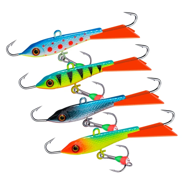 Goture 4pcs/lot Winter Ice Fishing Lure 13g 14g 15g Jigging Hard Balancer  Fish Bait Bass Pike Perch Pesca Tackle - AliExpress