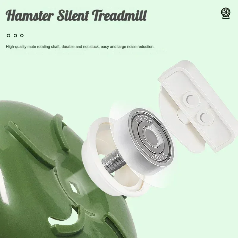 Hamster Sport Running Wheel Rat Small Rodent Mice Silent Jogging Hamster Gerbil Exercise Play Toys Brackets Accessories exercise wheel