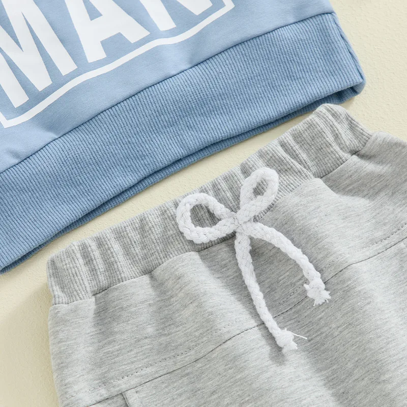 Baby Boy Fall Sweatshirt & Pants Set 5