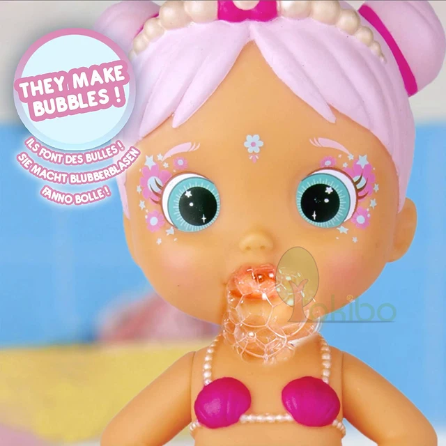 Baby Bath Toys for Kids Lovely Mermaids Throws Water and Makes Bubbles Aquatic Doll Mermaid doll for Girls Baby Toys 1 2 3 2