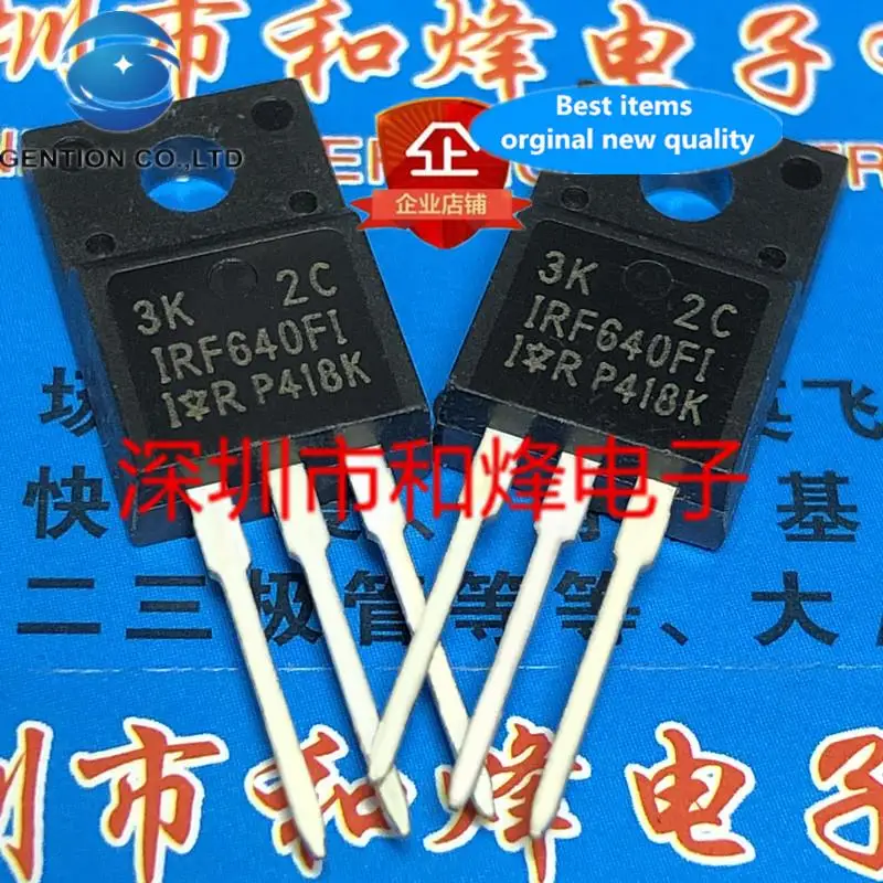 

10pcs 100% orginal new IRF640FI TO-220F 200V 10A