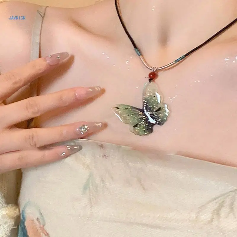 

Fashionable Butterfly Pendant Necklace Beautiful Jewelry for Any Occasion