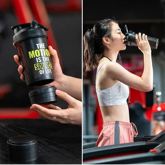 Shake Cup for Meal Replacement Fitness Sports Water Bottle Large Capacity Portable Protein Cup With Measurement Markings 6