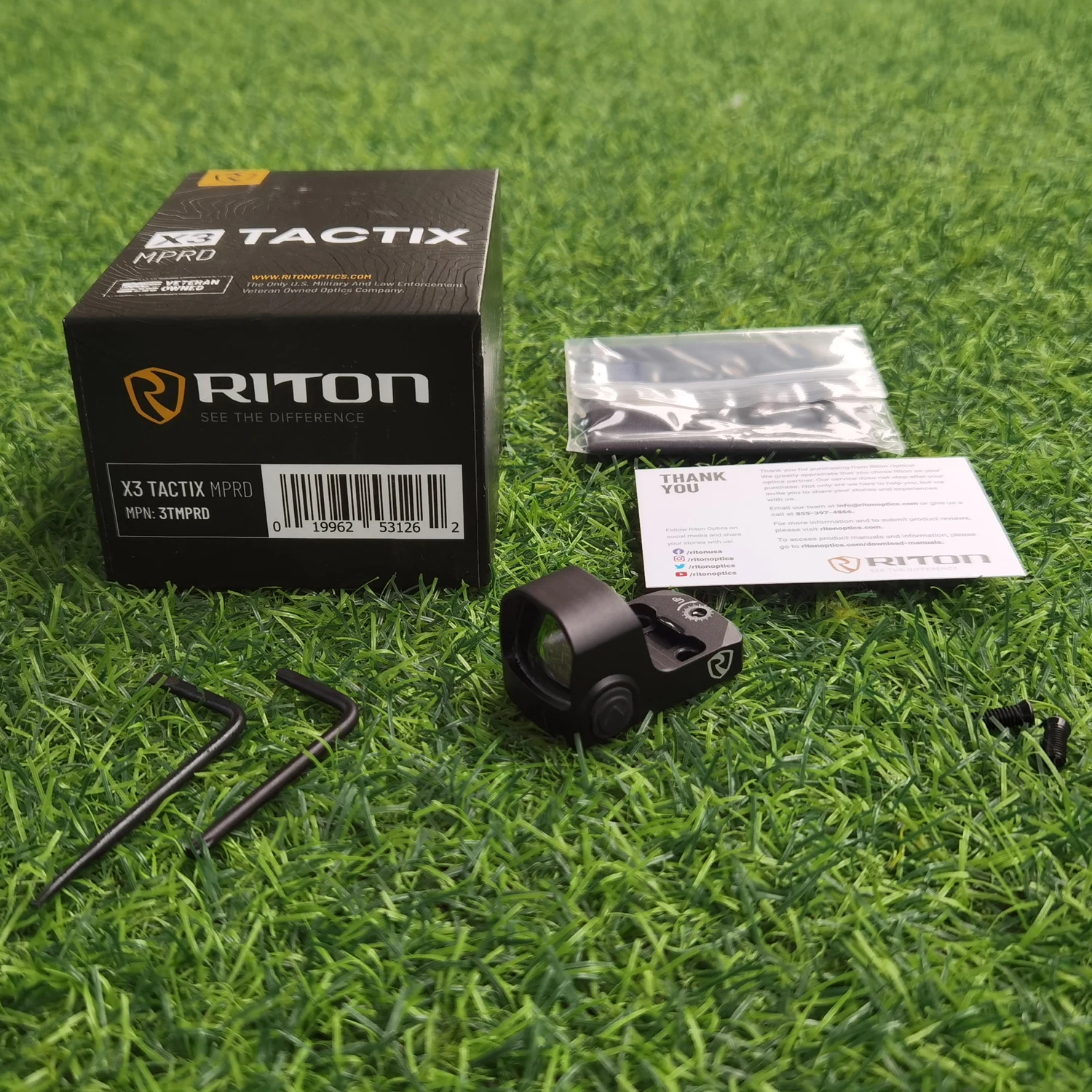 100% Original Riton Optics X3 Tactix MPRD 3 MOA Shield RMS-C