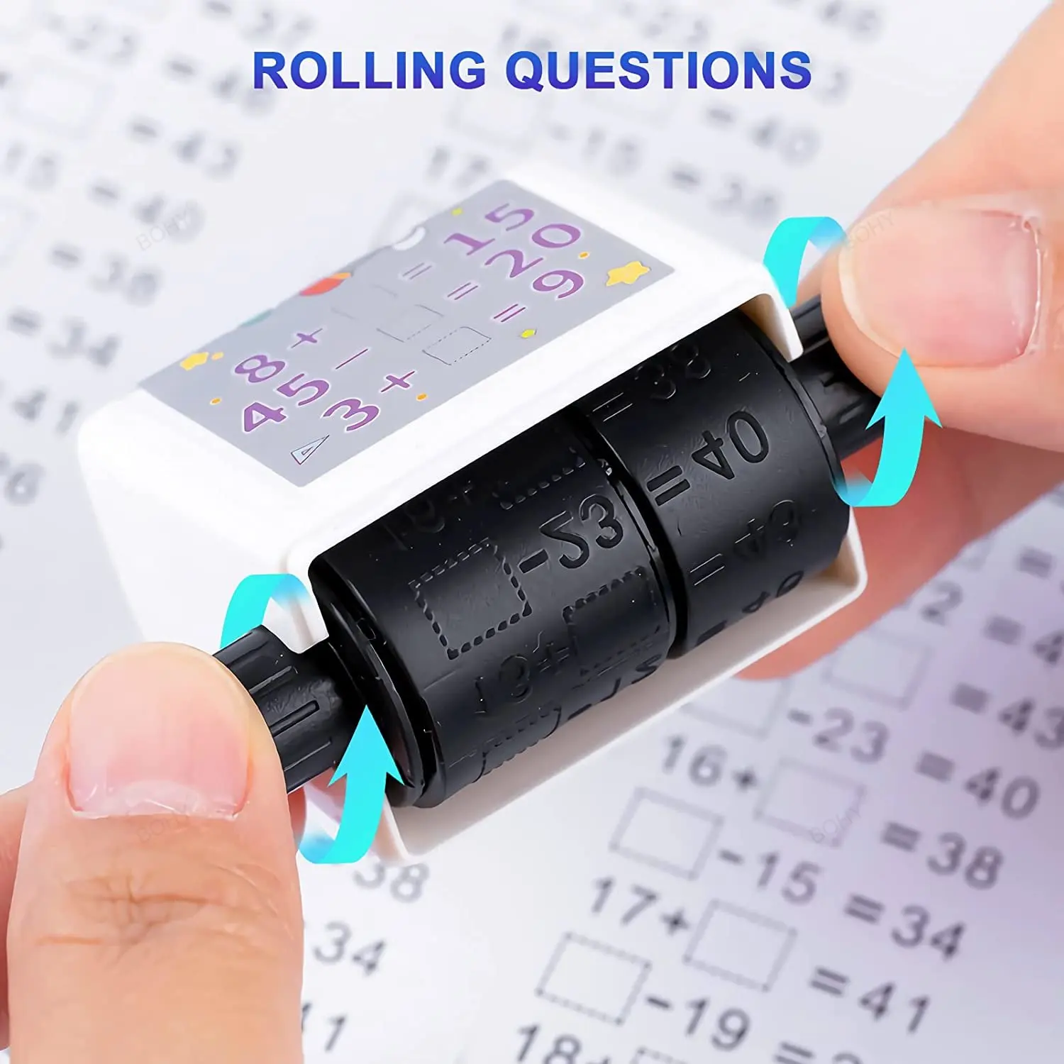 Roller Digital Teaching Stamp Reusable Math Roller Stamp Roller Design Digital Stamp Within 100 Math Practice Fill In The Blank