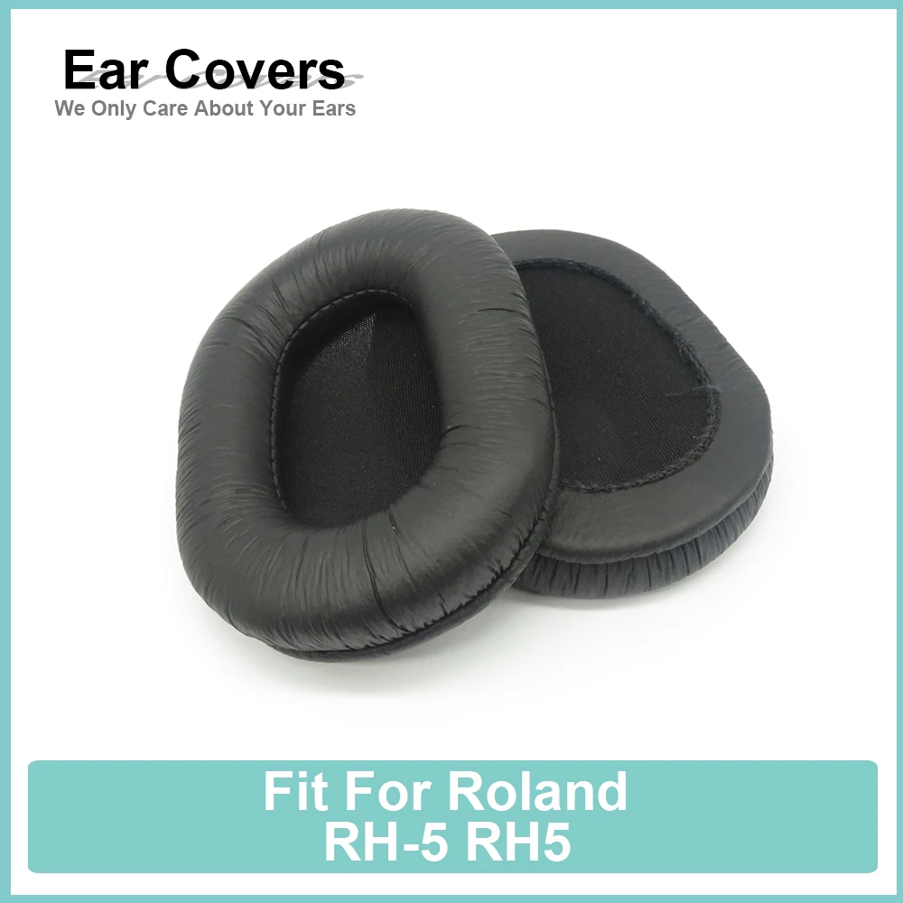 

Earpads For Roland RH-5 RH5 Headphone Earcushions Wrinkled Pads Foam Ear Pads Black Comfortable