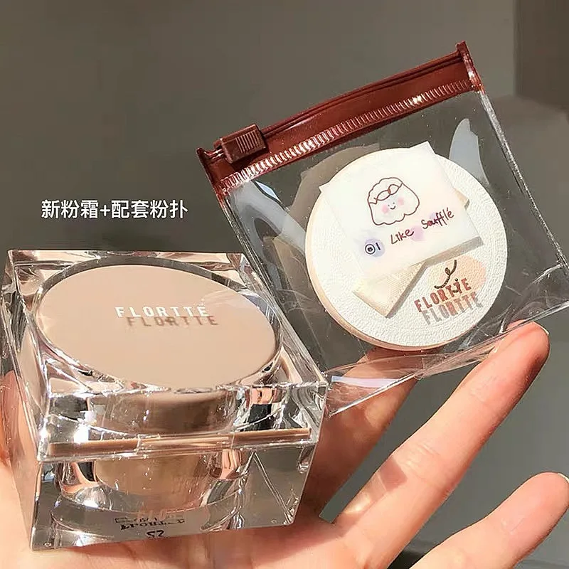 

YY FLORTTE Cream Foundation Skin Care Foundation Cream Liquid Cream-to-Powder Foundation Refreshing Concealer