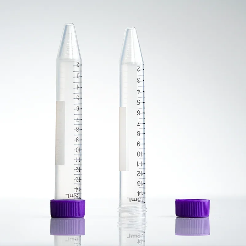 Eppendorf Lavibe 15ml Centrifuge Tubes with Flat Cap and Conical Bottom In Paper Rack/bag Sterilized Micro Conical Tube