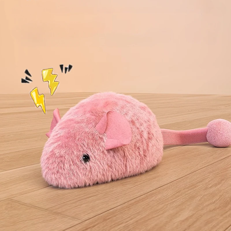 Interactive Plush Mouse Toy 4
