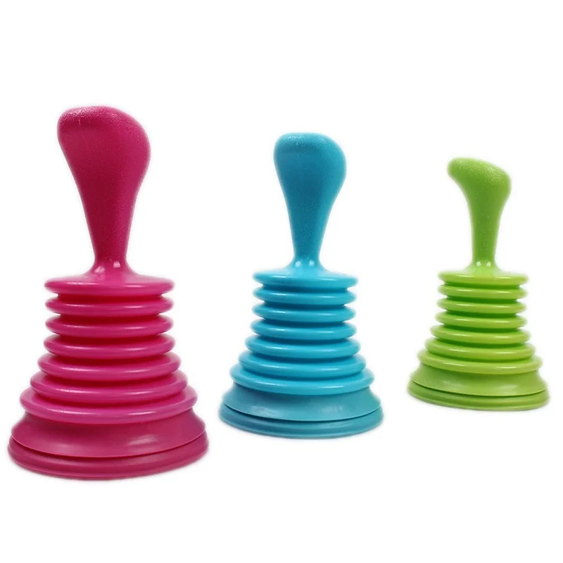 Kitchen Toilet Drain Plungers Bath Sink Power Pipe Dredging Tool