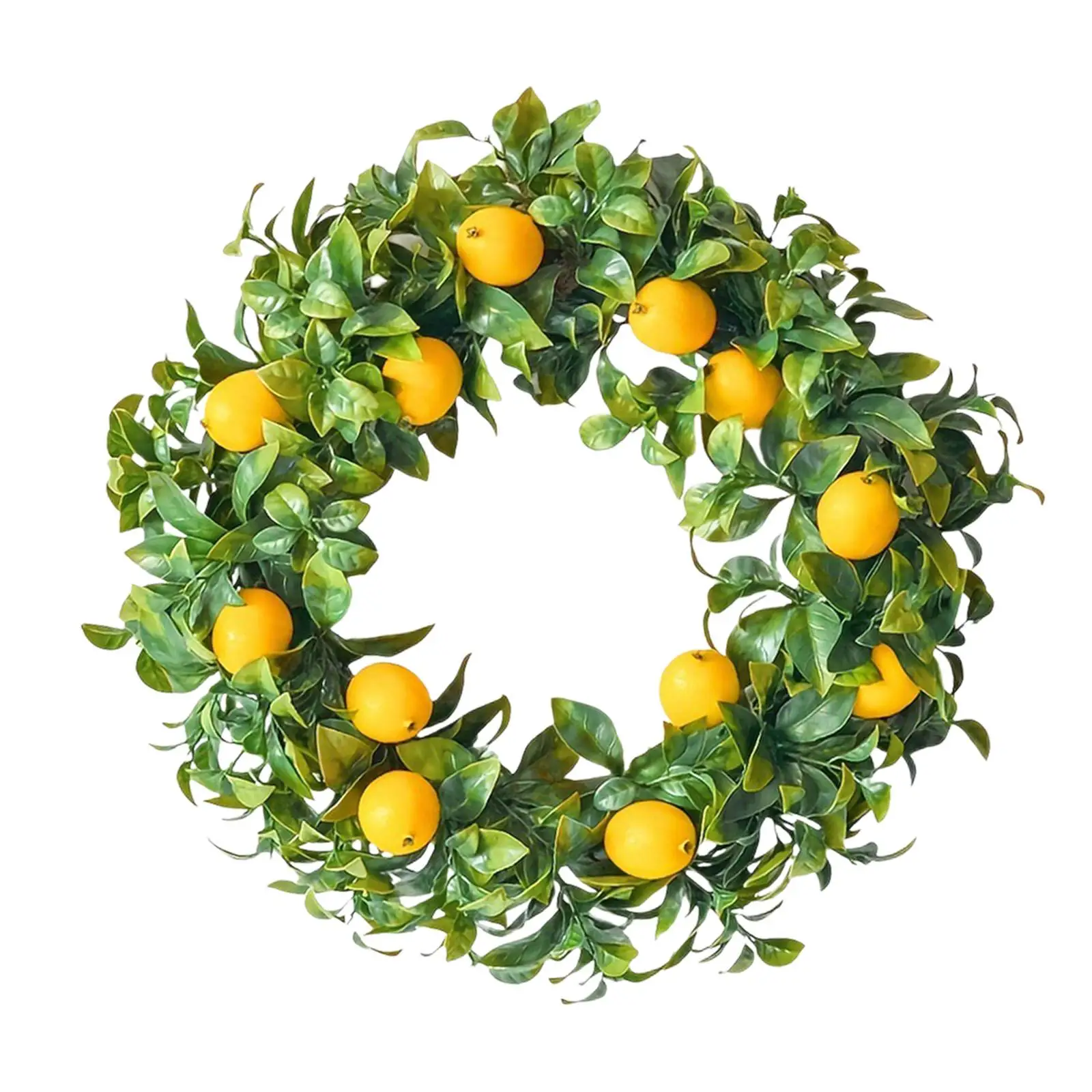  Artificial Wreath 45cm Rustic Spring Wreath Garland Front Door Wreath for Celebration Party Indoor Outdoor Yard Festival