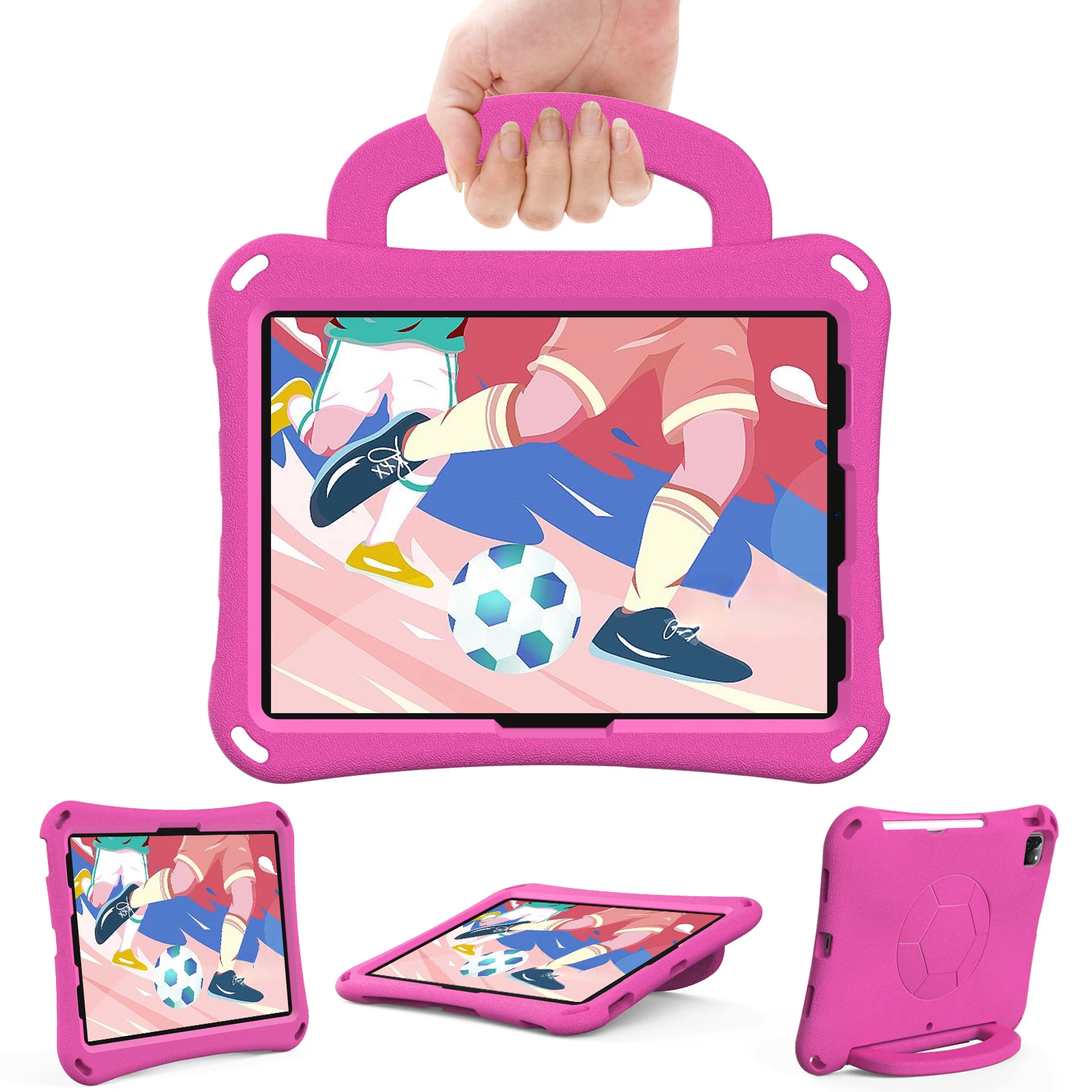Lightweight and Shockproof Tablet Case with Handle