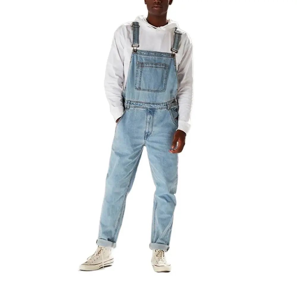 Samlona 2023 New Men's Fashion Jeans Demin Overalls Sexy Men Clothing Summer Casual Demin Jumpsuits Masculinas Plus Size S-5XL