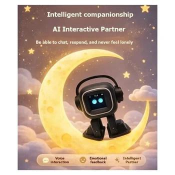 Robot Intelligente 2026 Più Venduto con Interazione Emotiva AI, Feedback Emotivo Elettronico e Regalo Ideale per Accompagnare gli Animali Domestici