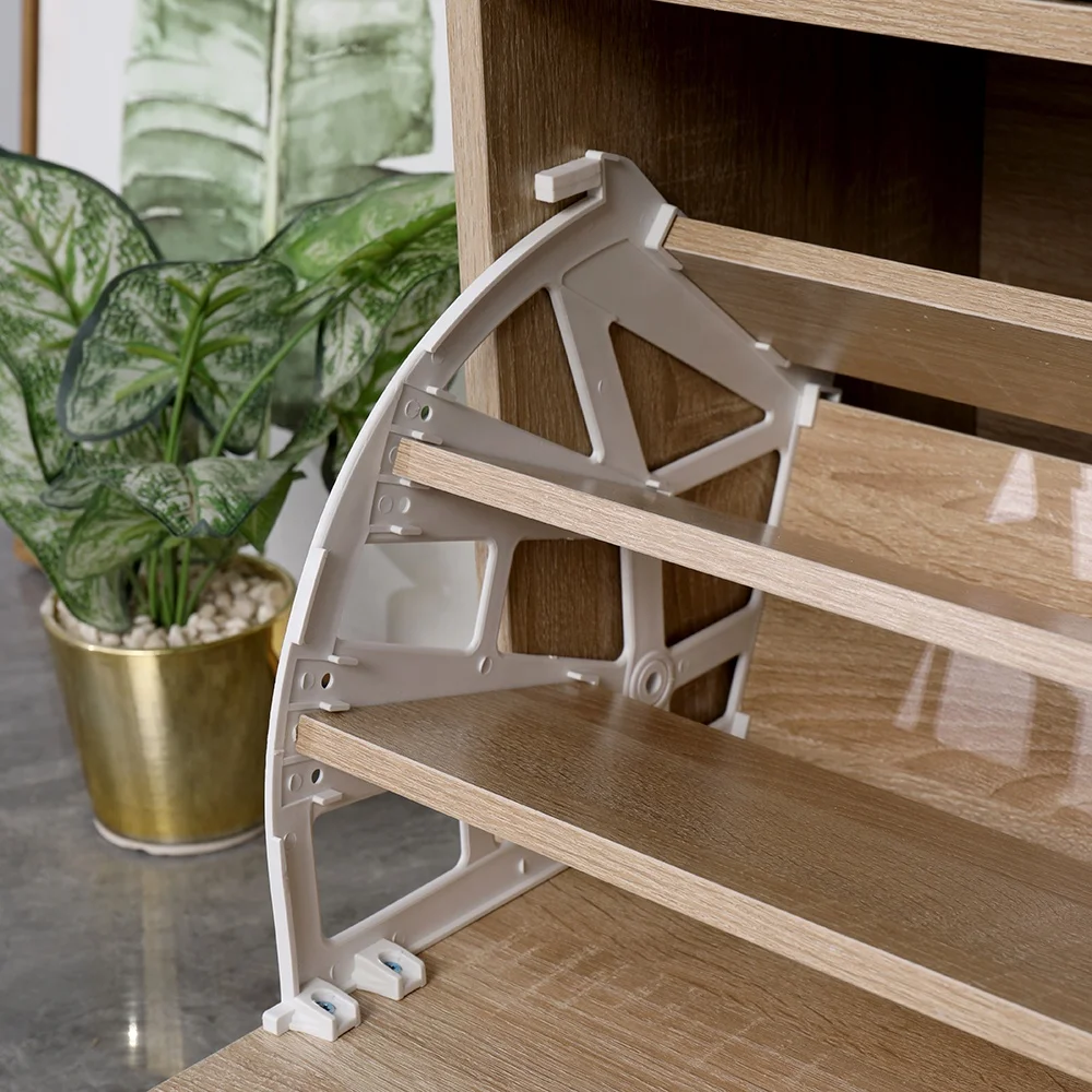 Modern Entryway PU Leather Ottoman Shoe Store Bench Shoe Storage Rack Cabinet With Seats Bench