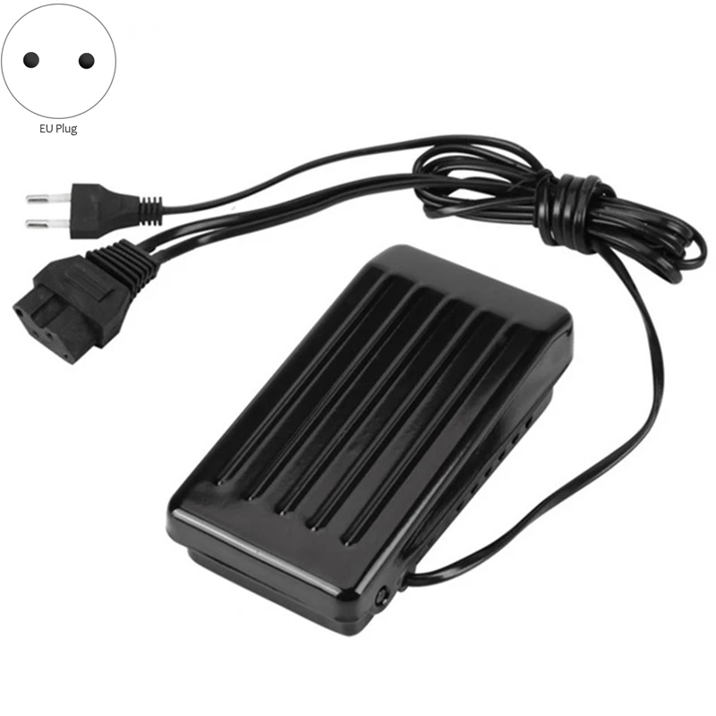 ABXF-Home Sewing Machine Motor Foot Pedal 220V 180W 0.9A Old Style Electric Sewing Machine Motor + Controller Kit EU Plug 2