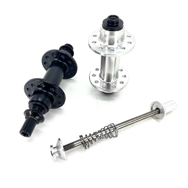 Mozzo Anteriore Bici Pieghevole 74Mm 2 Cuscinetti 20 Fori Mozzi In Lega Di Alluminio Asse In Lega Di Titanio Leva A Sgancio Rapido Per Bici Brompton