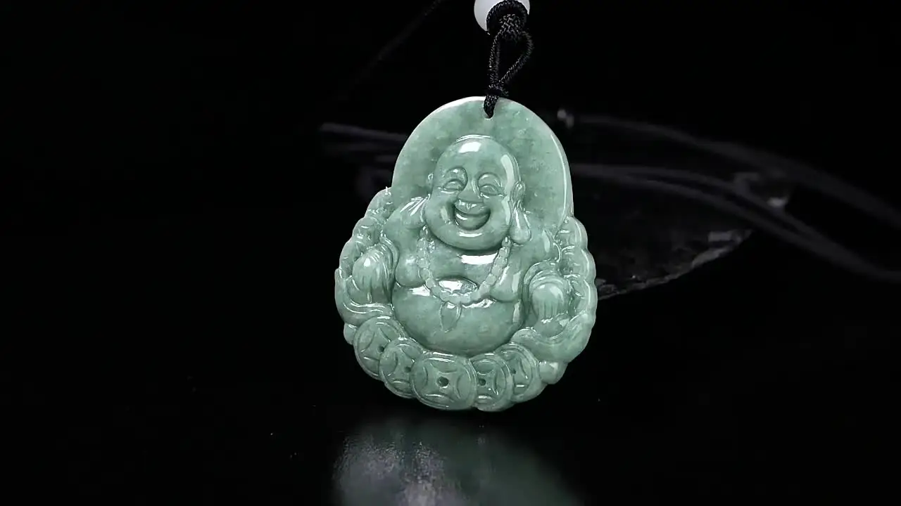 Gelo Natural Verde Jadeite, Moeda Chinesa Esculpida, Pingente de Sorte  Buda, Colar de Amuleto, Jóias Retro Certificado, Presente para Homens e  Mulheres - AliExpress