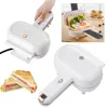 Sandwich Maker Mini Baking Pan Spill Proof Bread Hot Dog Toaster Double Sided Panini Press Non Stick for Breakfast 3