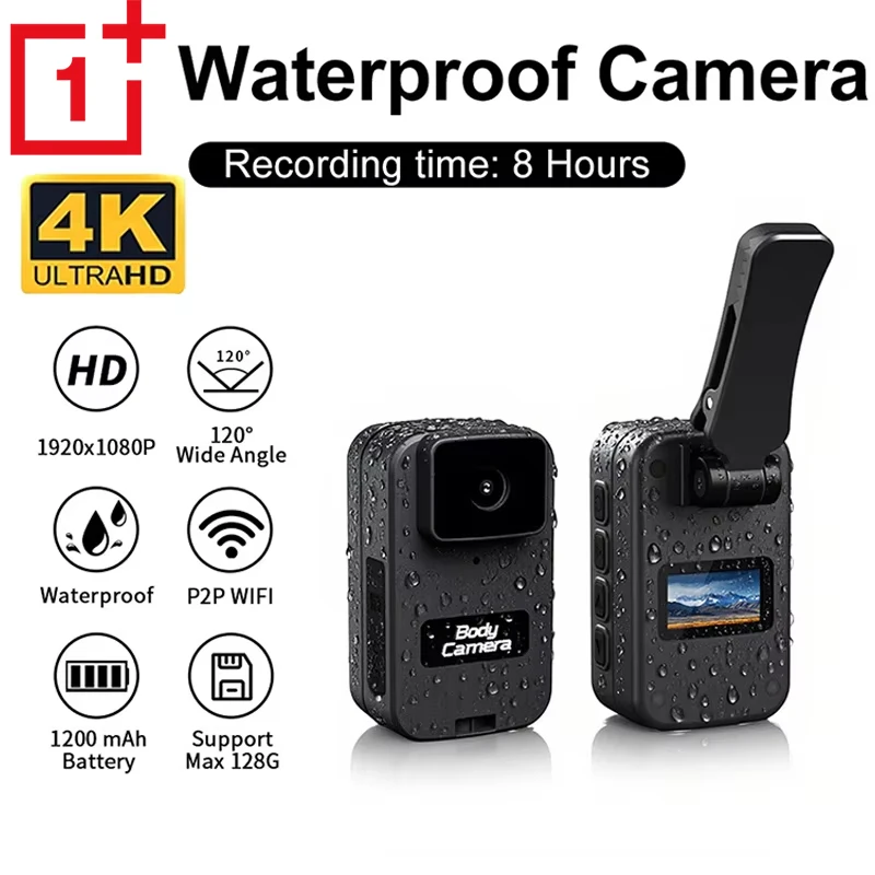 Caméra Sport 4K HD Étanche 12MP + Câble de Charge