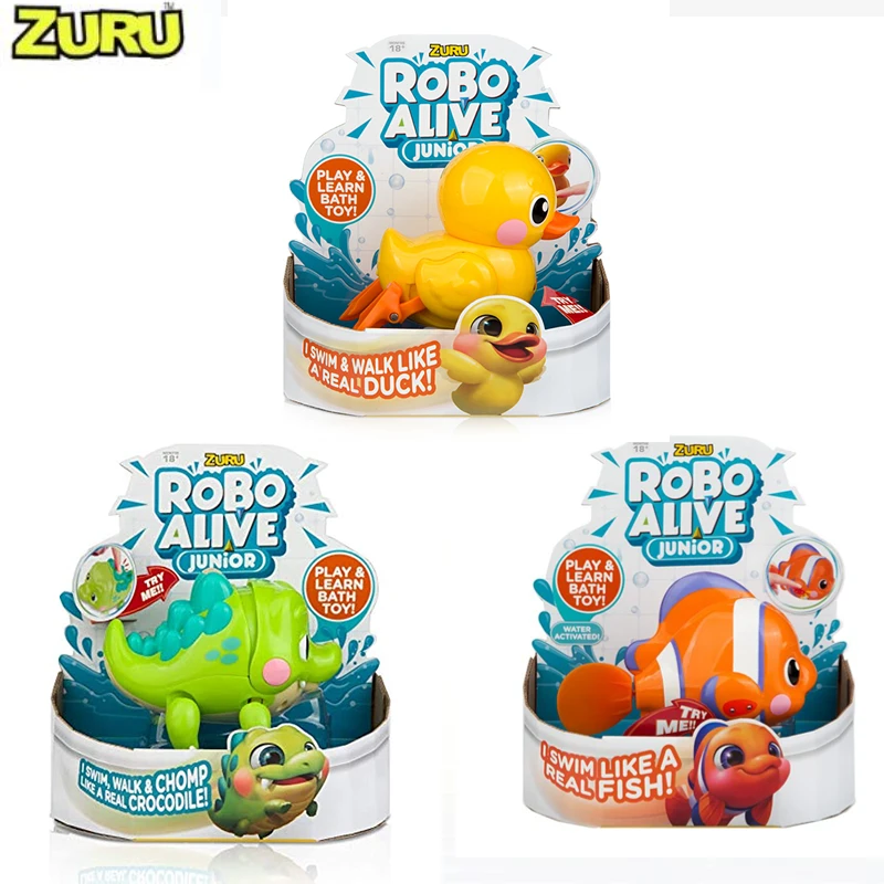 Zuru Robo Little Fish Bambini Che Fanno Il Bagno E L'Acqua Che Giocano A Simulazione Elettrica Little Duck Toy Regali Di Festa Per I Bambini