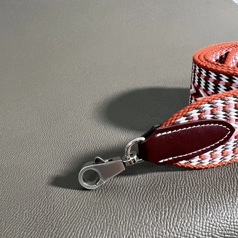 5cm Wide Canvas belt Steel Buckle Genuine Leather Hand Sewn Suitable For Kelly Bags, Shoulder Straps, Bag Accessories