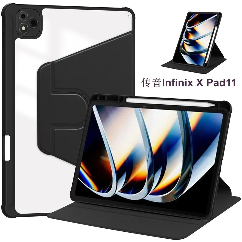 11-Inch Acrylic Rotating Stand Tablet Cover & Case