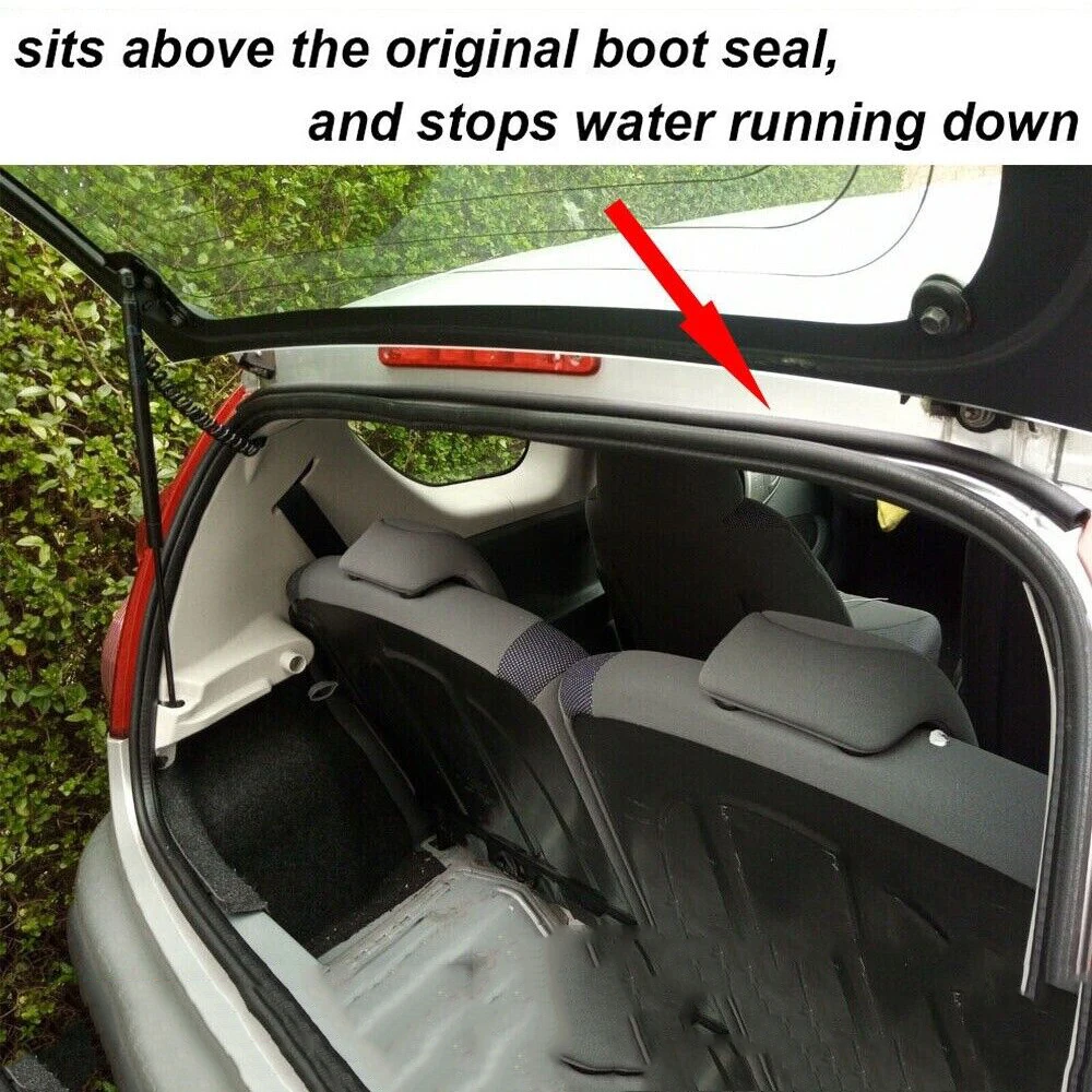 1PC Waterproof Strip Seal for Citroen C1 Peugeot 107 Toyota Aygo Boot Tailgate Exterior Part
