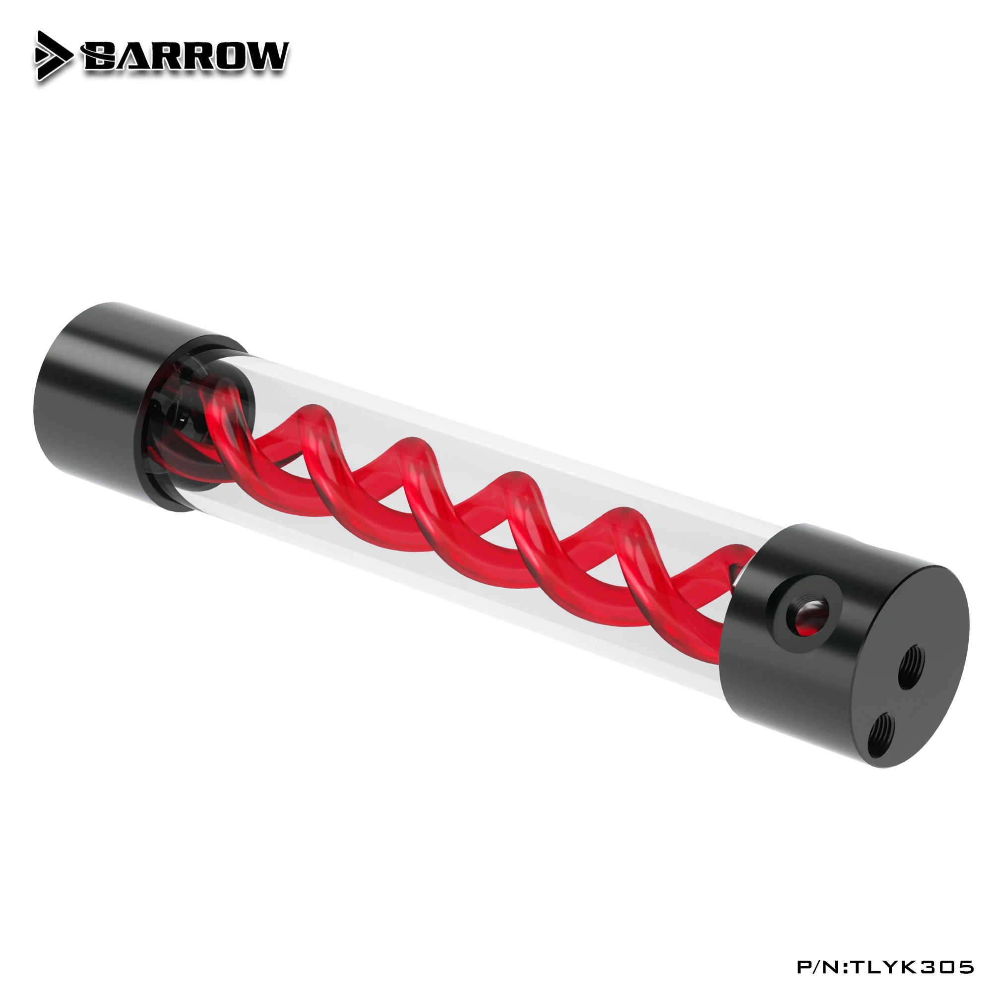 Tanque de Água Espiral Cilíndrico Tlyk305 mm da Suspensão do Virus de t da Multi-cor do Carrinho de Mão Furo Lateral Furo Superior para o Sistema de Refrigeração da Água - Imagem 5