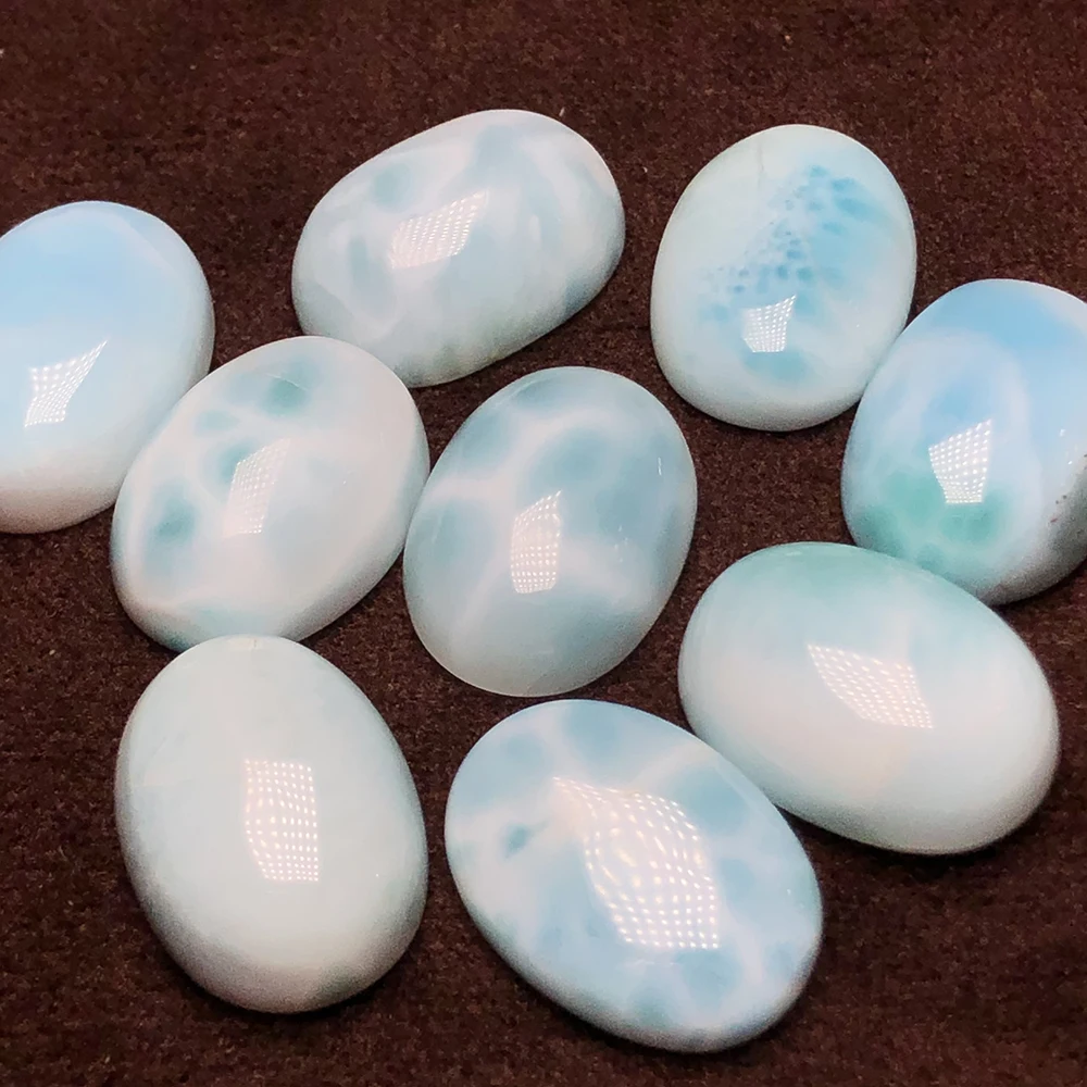 Natural oval shaped Lalima 18 * 12 * 6 bare stone of high quality, can be paired with earrings, necklaces, rings, and stones