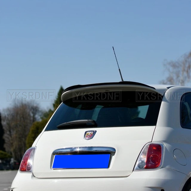 SPOILER ala posteriore per Fiat 500 Abarth MK1 2008 2009 2010 2011 2012 ABS  plastica tetto ala berlina Spoiler labbro parti esterne - AliExpress