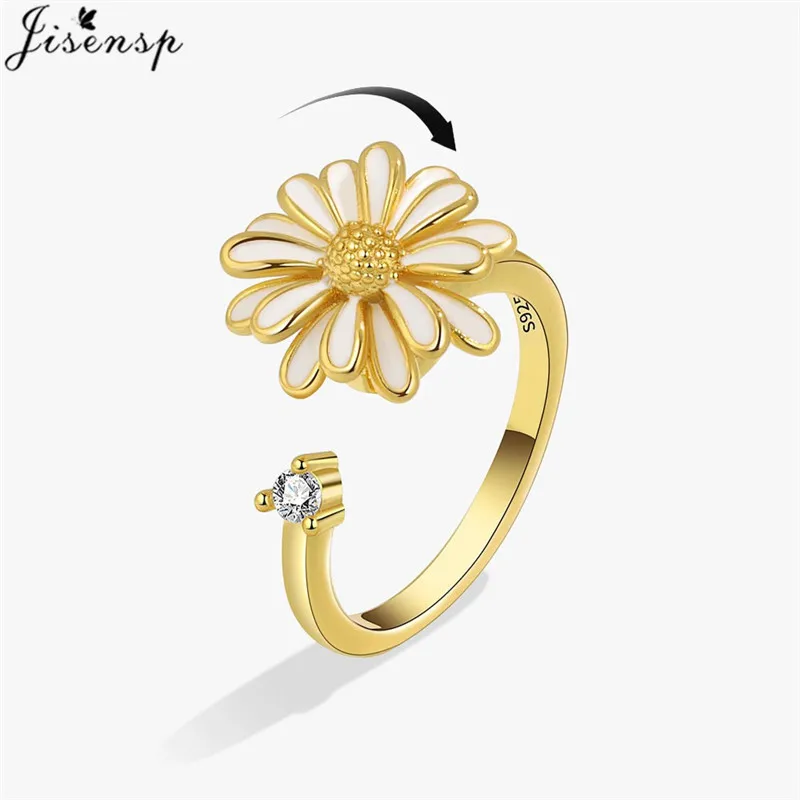 Finger Ring Wedding Rings Jewelry Accessories Wedding Ring Animal Ring Fidget Spinner Ring Luxury Anxiety Ring Fidget Spinner Ring Women Crystal Flower Butterfly Animal Finger Rotate Anti Stress Wedding Jewerly