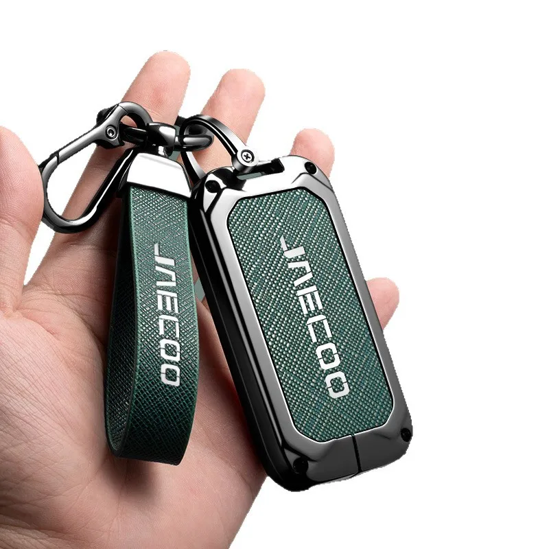 Car Zinc Alloy Leather Key Case Holder For Chery Jaecoo J5 J7 2025