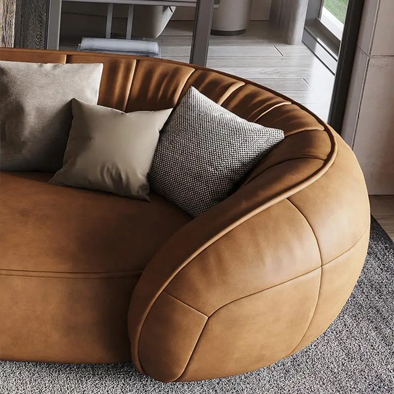 イタリアの家庭用家具輸入技術生地2.8mソファリビングルームの長いデザイナーのソファ